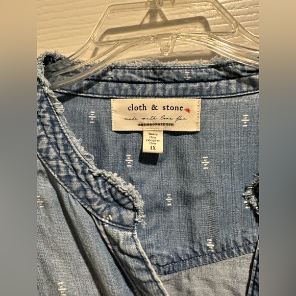 Anthropologie Cloth and Stone 1X - Picture 3 of 4